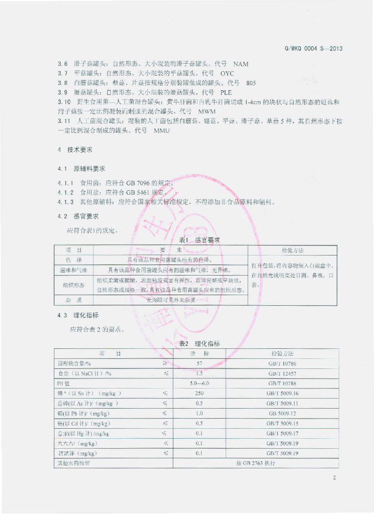 Q/WKQ 0004S-2013 标准预览