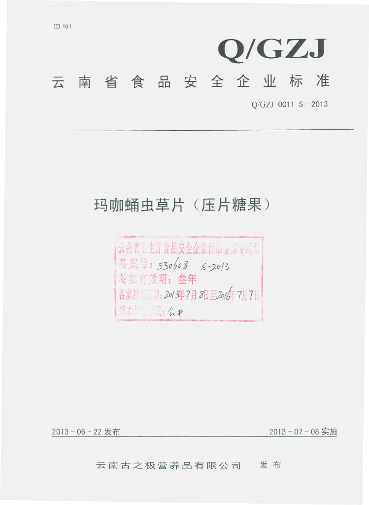 Q/GZJ 0011S-2013 标准预览