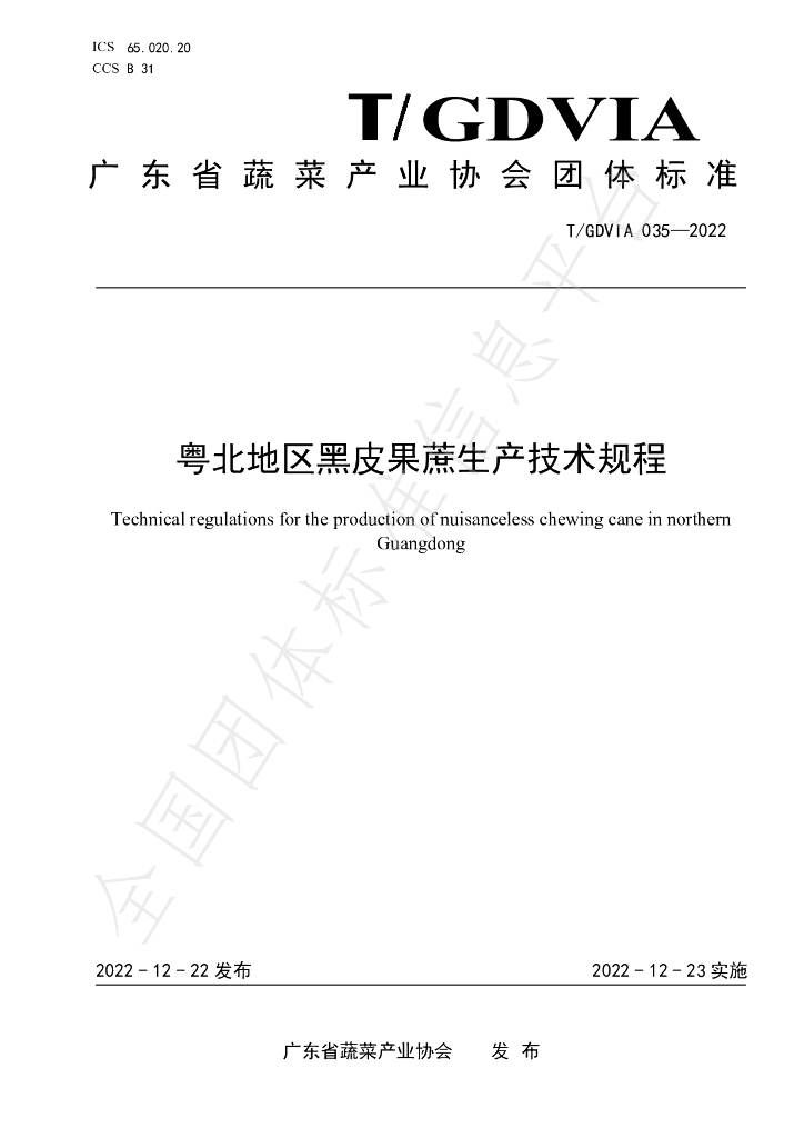 T/GDVIA 035-2022 标准预览