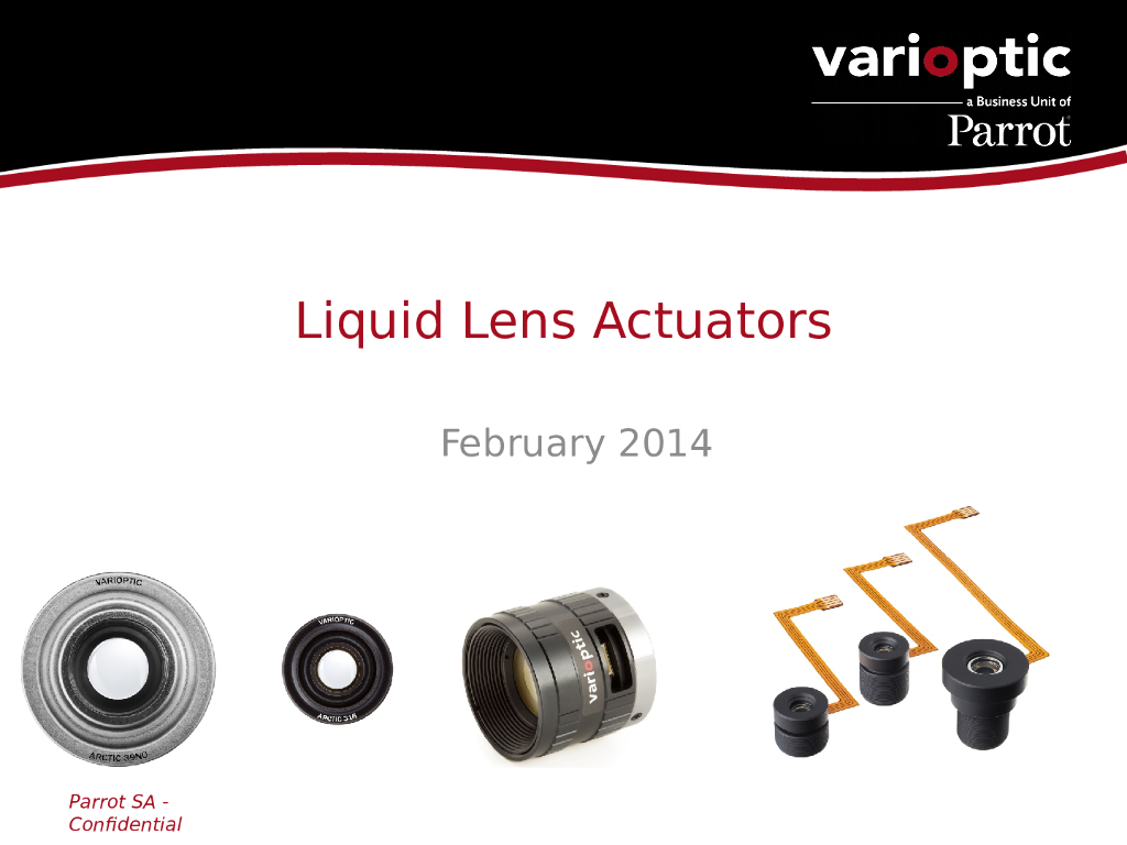 Varioptic 液体透镜：超快速自动对焦M12和C接口镜头模组在机器视觉和医疗设备中的应用--Olivier JACQUES-SERMET