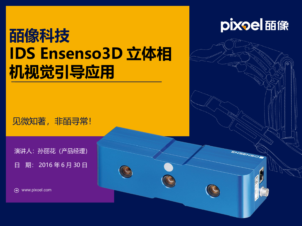 IDS Ensenso3D立体相机视觉引导应用--孙丽花