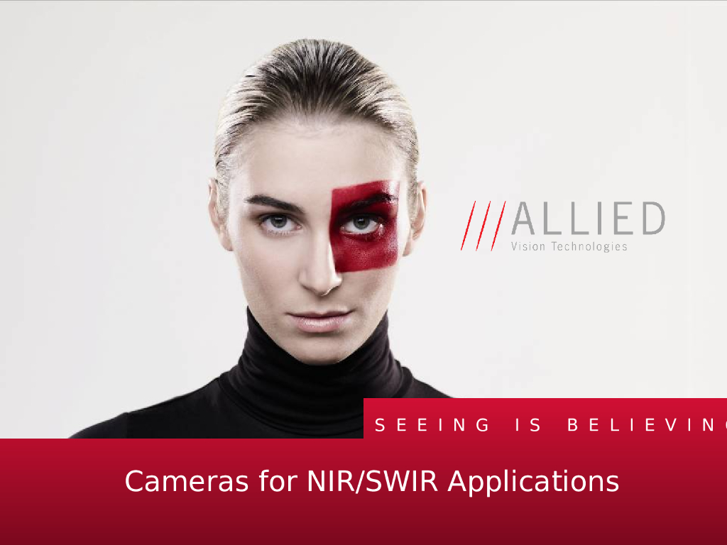 近红外/短波红外相机的应用--Torsten Freiling