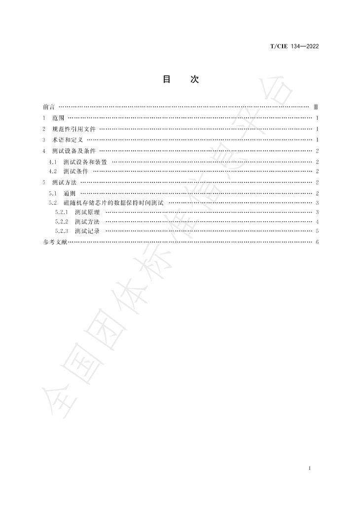 T/CIE 134-2022 标准预览