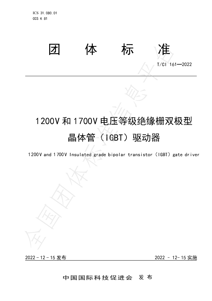 T/CI 161-2022 标准预览