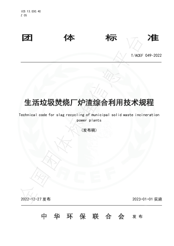 T/ACEF 049-2022 标准预览