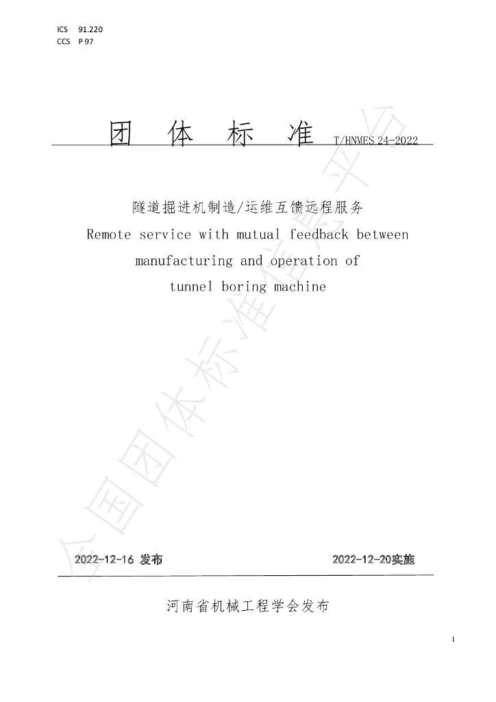 T/HNMES 24-2022 标准预览