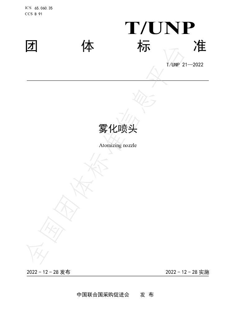 T/UNP 21-2022 标准预览