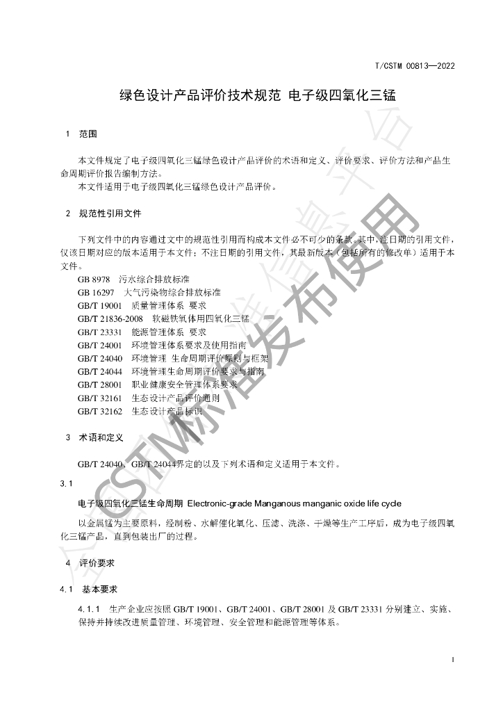 T/CSTM 00813-2022 标准预览