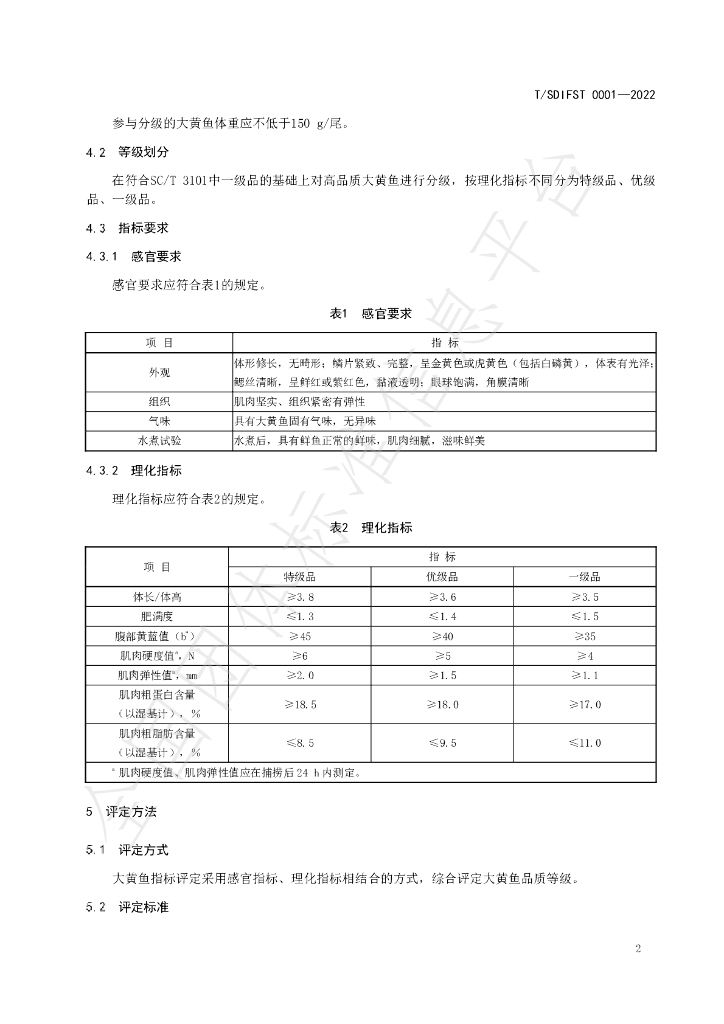 T/SDIFST 0001-2022 标准预览
