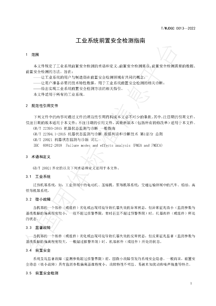 T/WJDGC 0013-2022 标准预览