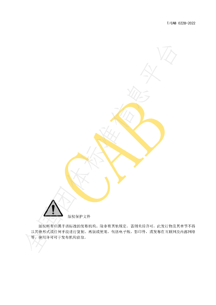 T/CAB 0228-2022 标准预览
