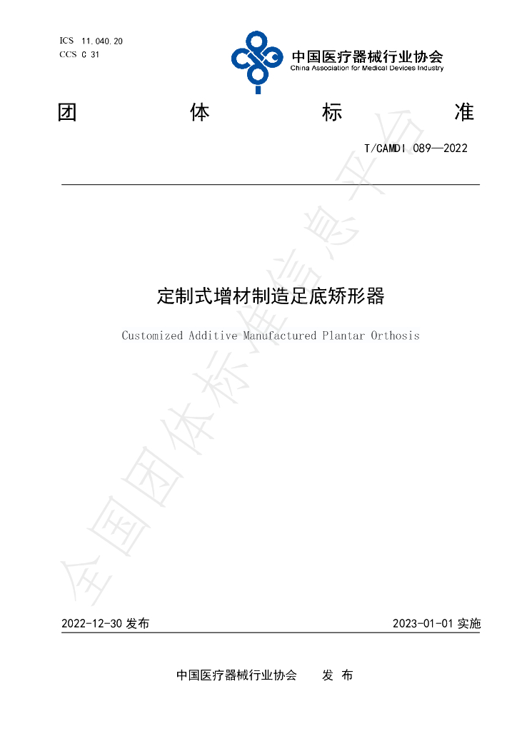 T/CAMDI 089-2022 标准预览