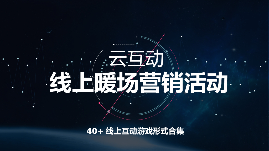 云互动：40+线上互动游戏形式方案合集