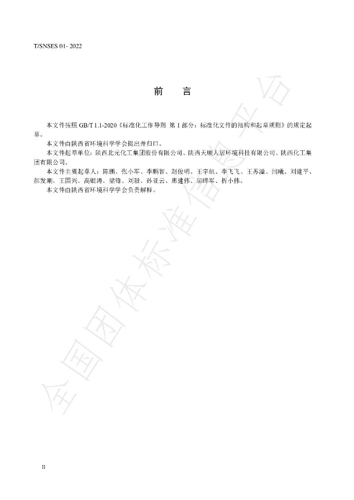 T/SNSES 01-2022 标准预览