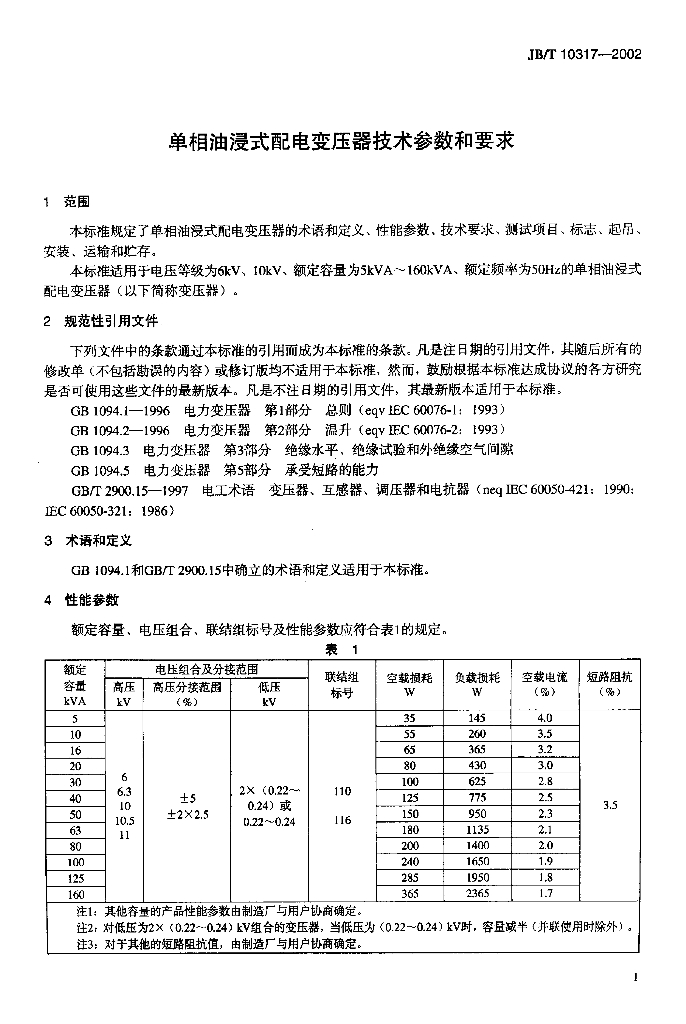 JB/T 10317-2002 标准预览