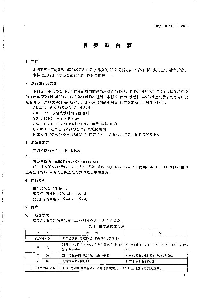 GB/T 10781.2-2006 标准预览