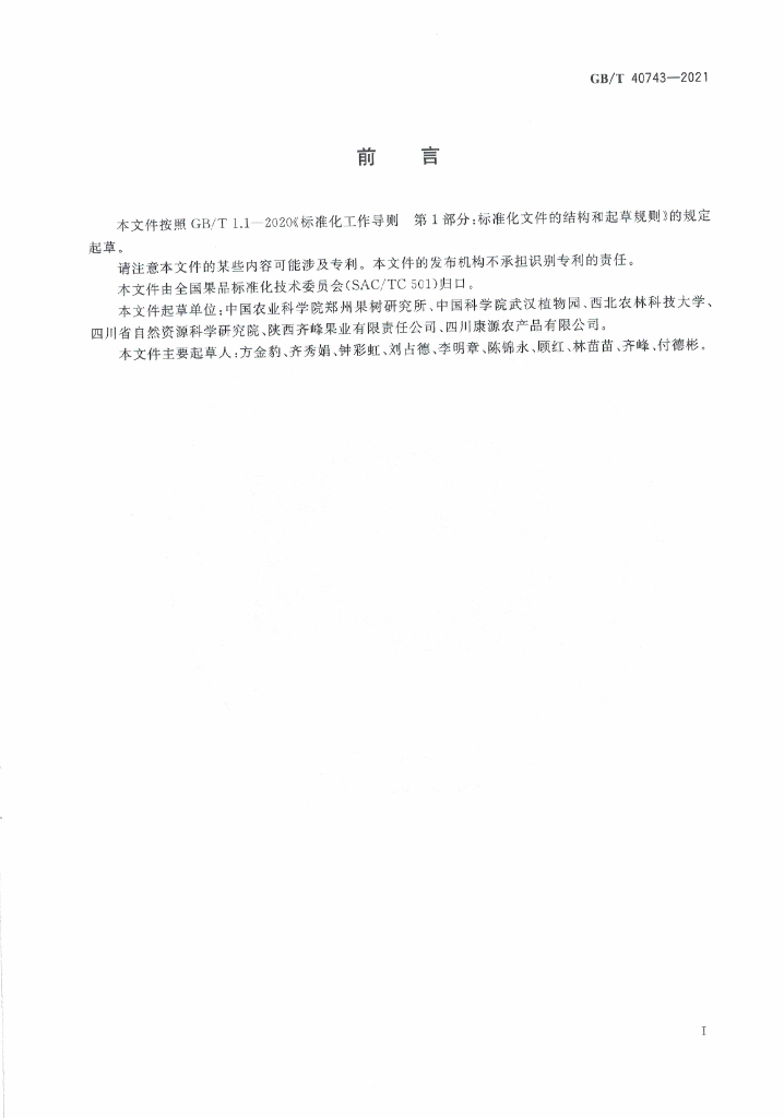 GB/T 40743-2021 标准预览