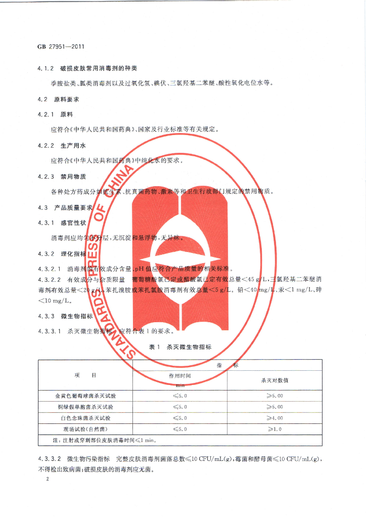 GB 27951-2011 标准预览