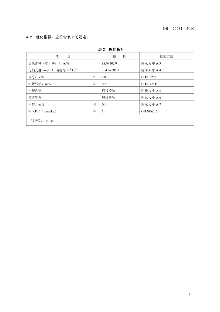 GB 25531-2010 标准预览