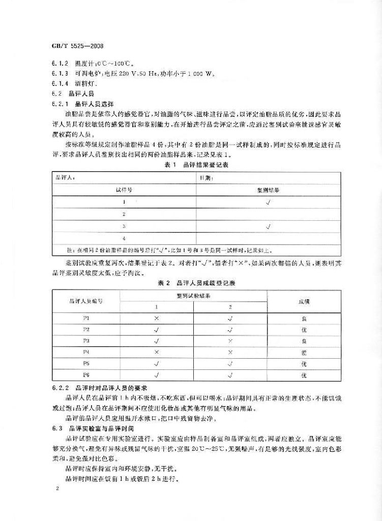 GB/T 5525-2008 标准预览