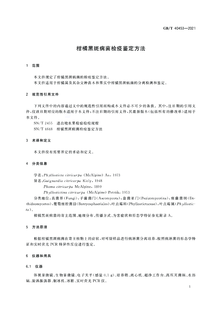 GB/T 40453-2021 标准预览