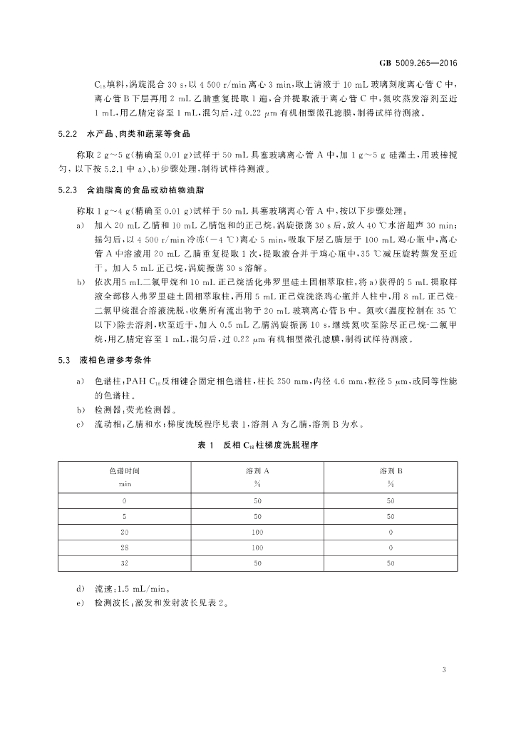 GB 5009.265-2016 标准预览
