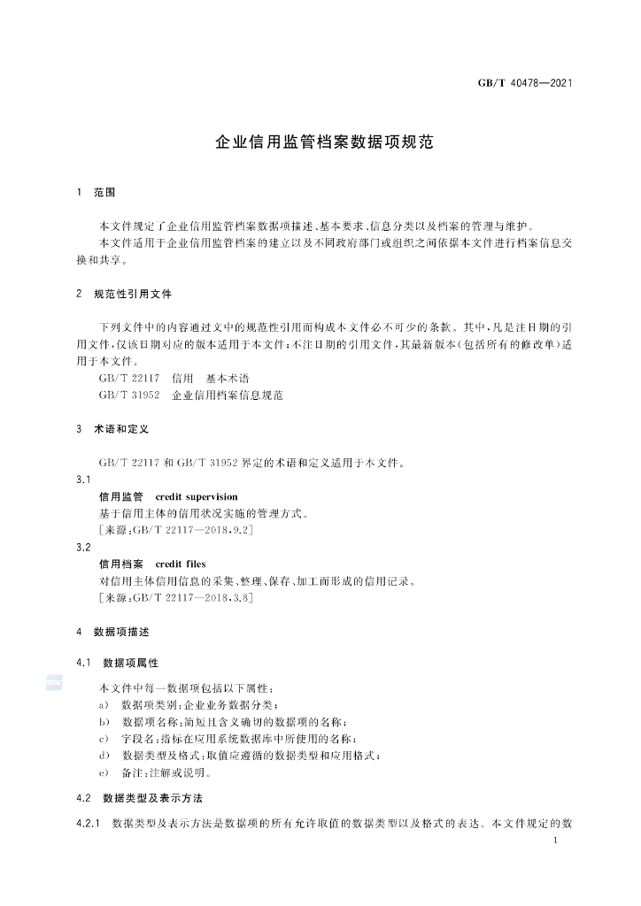 GB/T 40478-2021 标准预览