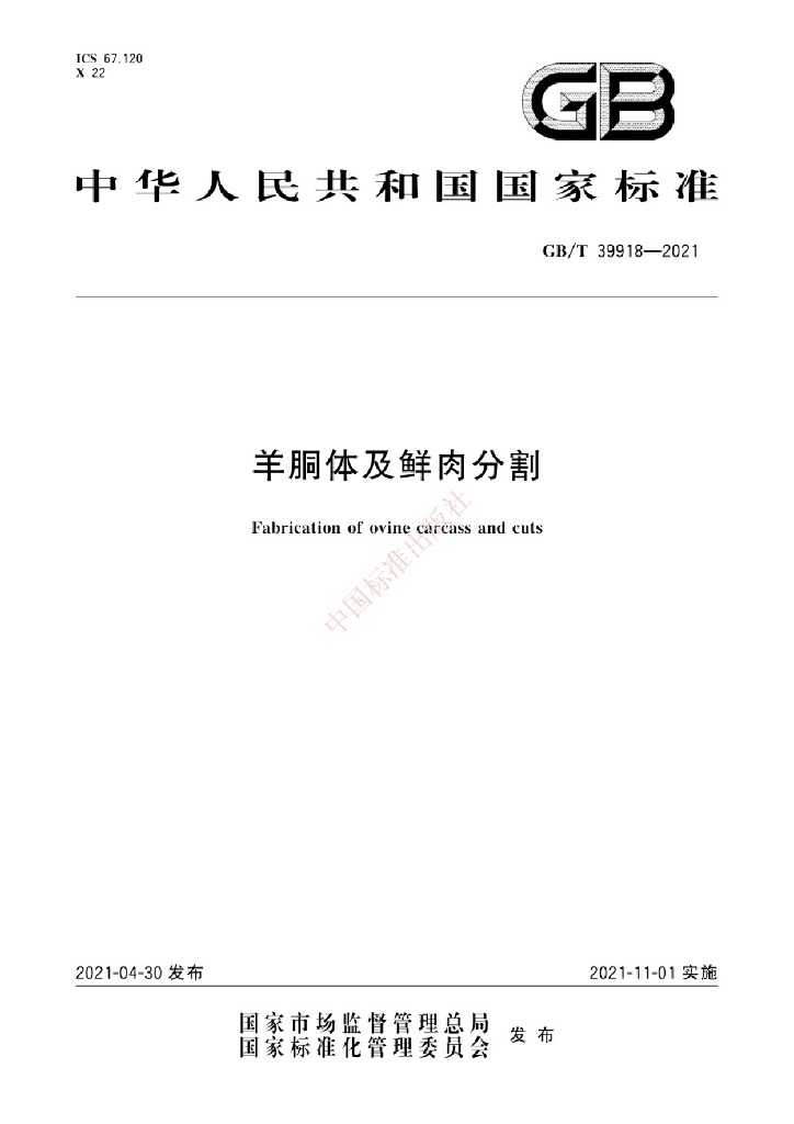 GB/T 39918-2021 标准预览