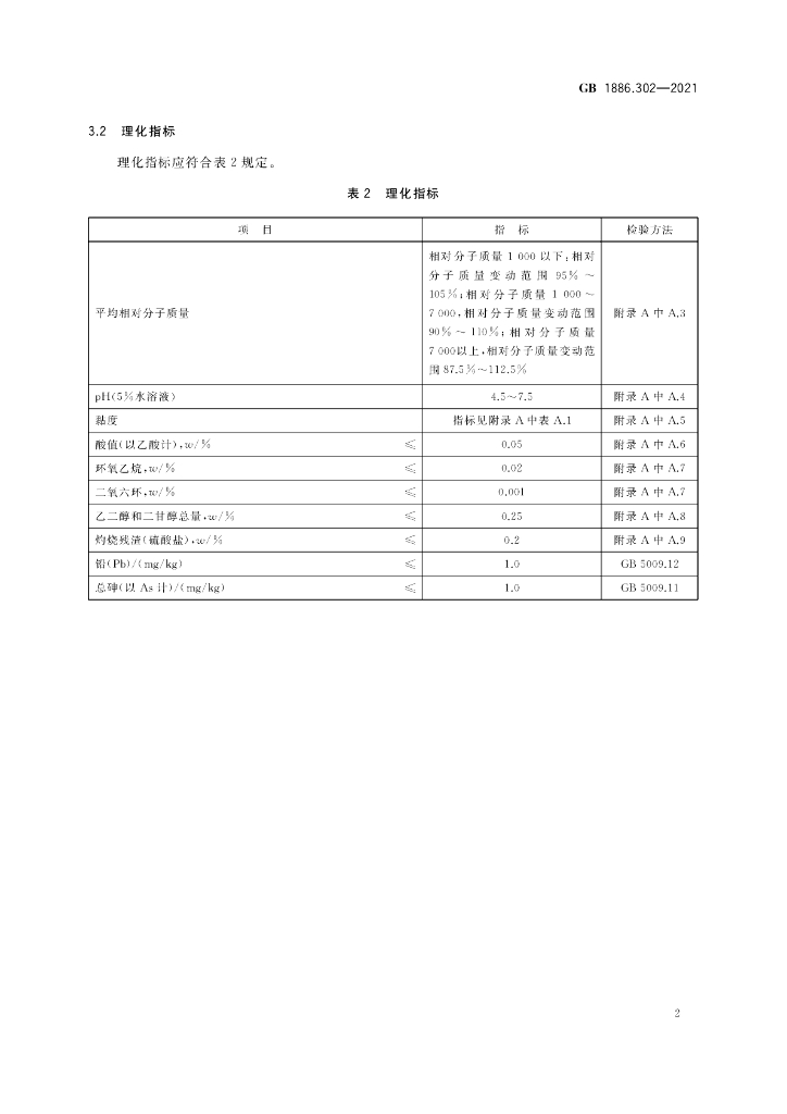 GB 1886.302-2021 标准预览