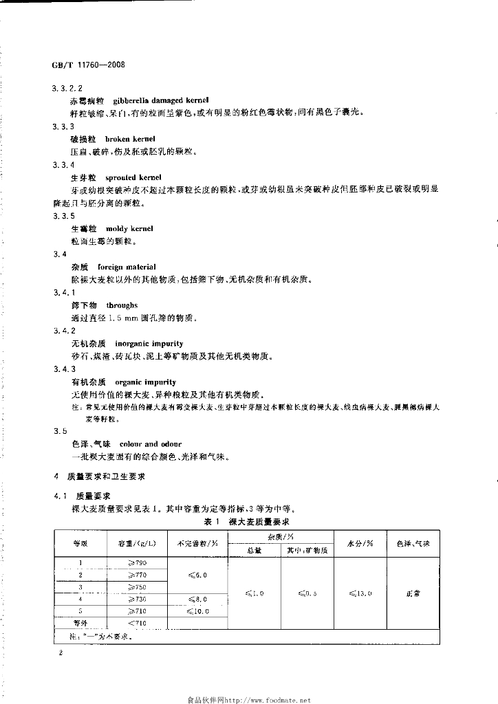 GB/T 11760-2008 标准预览