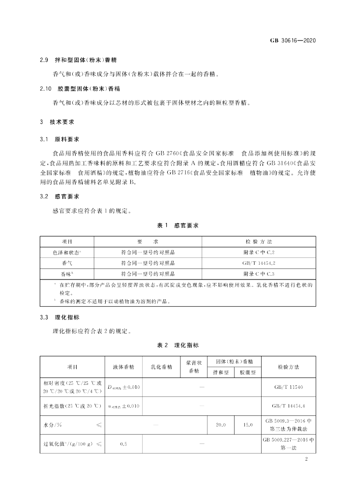 GB 30616-2020 标准预览