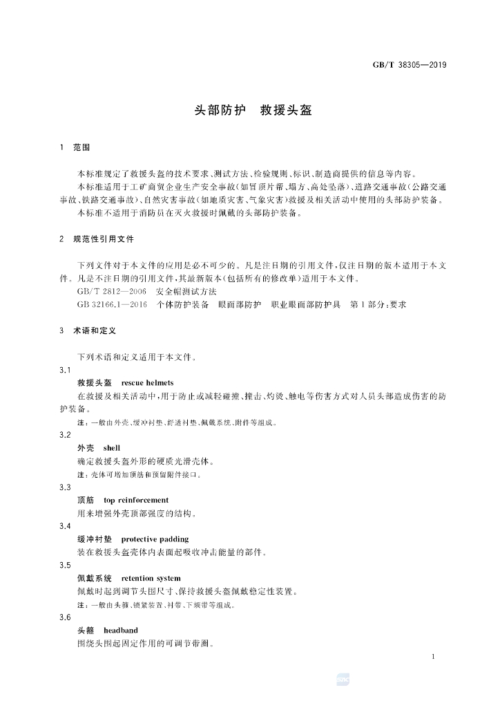 GB/T 38305-2019 标准预览