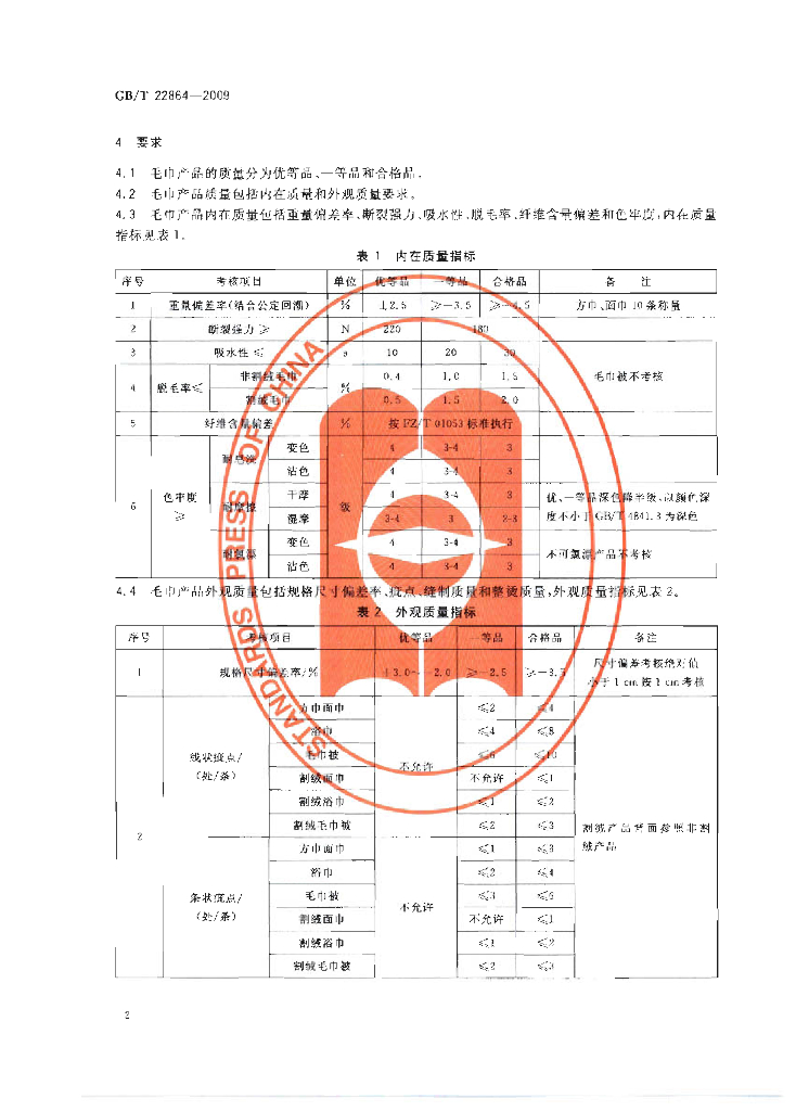 GB/T 22864-2009 标准预览