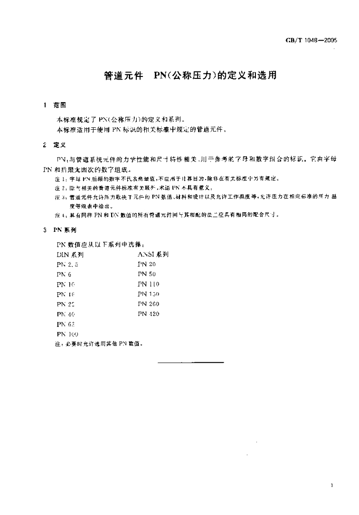 GB/T 1048-2005 标准预览