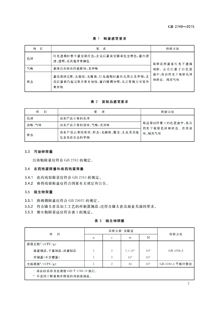 GB 2749-2015 标准预览
