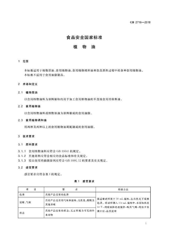 GB 2716-2018 标准预览