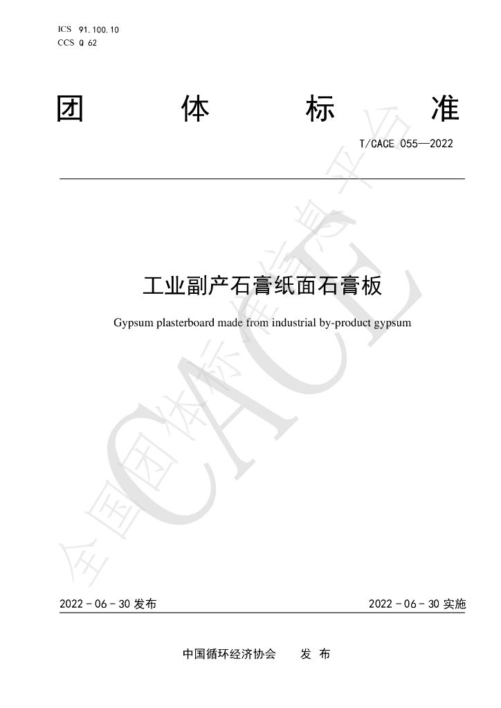 T/CACE 055-2022 标准预览