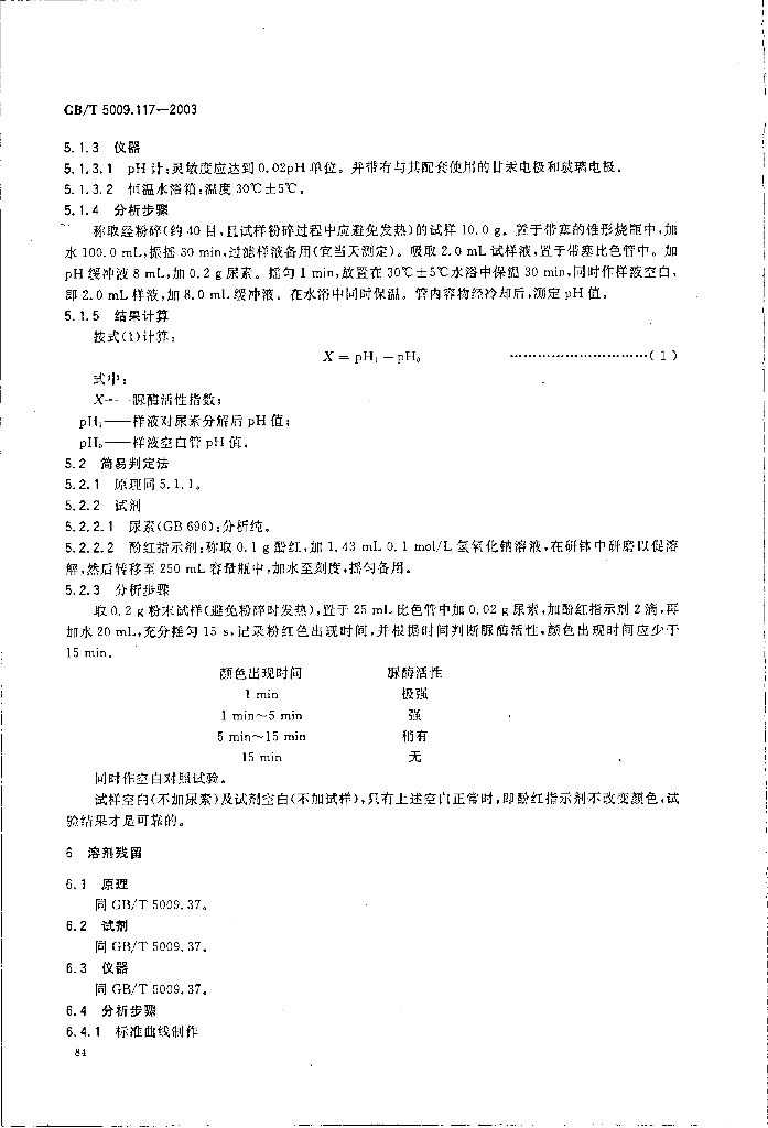 GB/T 5009.117-2003 标准预览