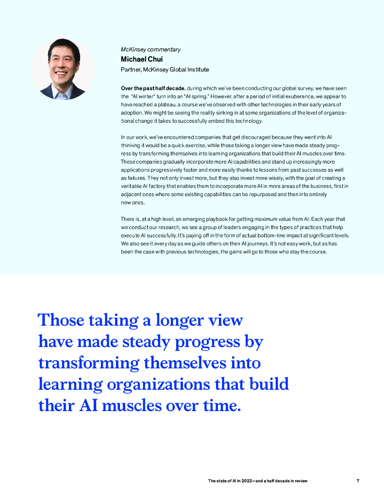 麦肯锡：2022年人工智能现状及五年回顾（英文版）_第7页