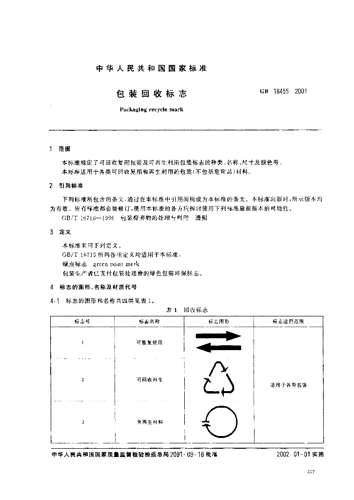 GB 18455-2001 标准预览
