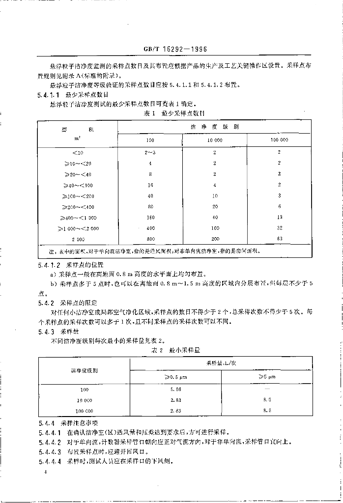 GB/T 16292-1996 标准预览