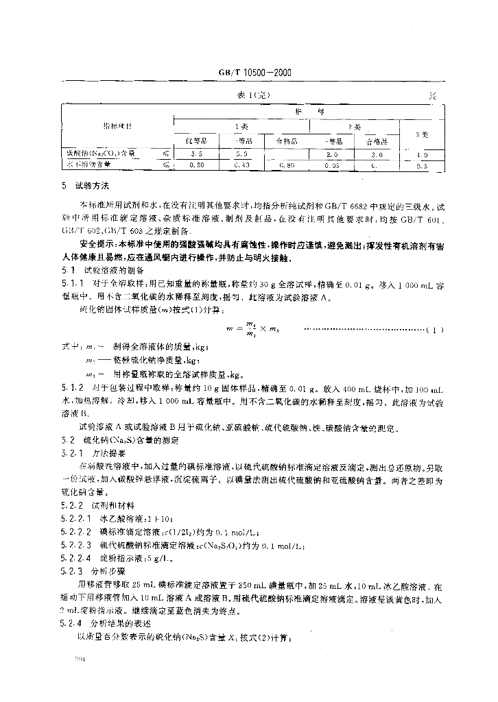 GB/T 10500-2000 标准预览
