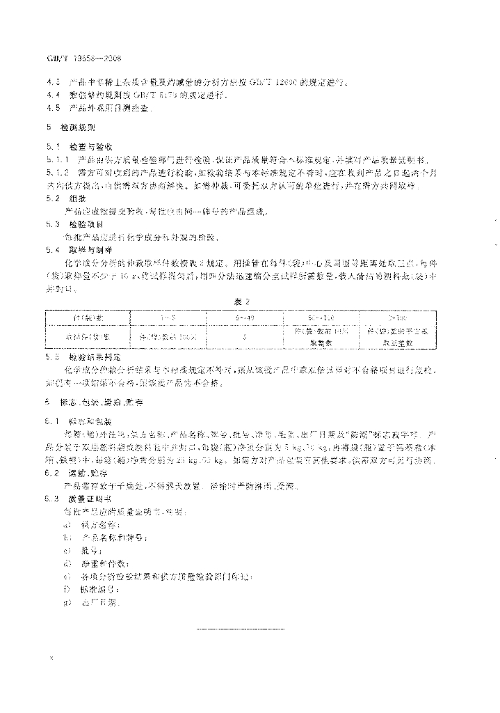 GB/T 13558-2008 标准预览