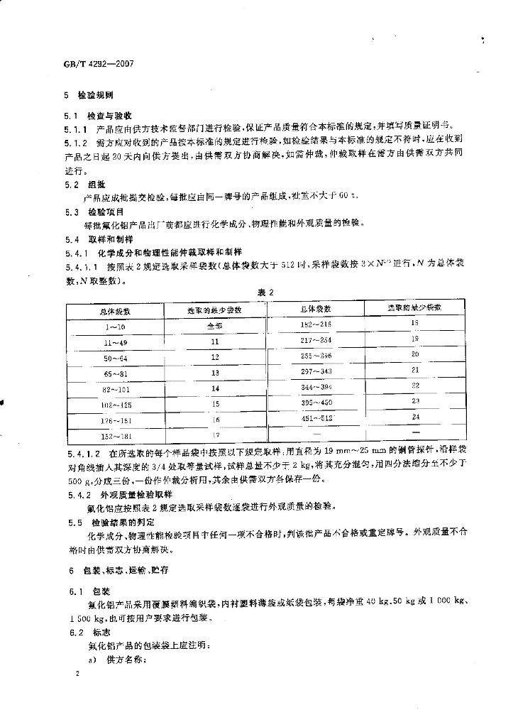 GB/T 4292-2007 标准预览