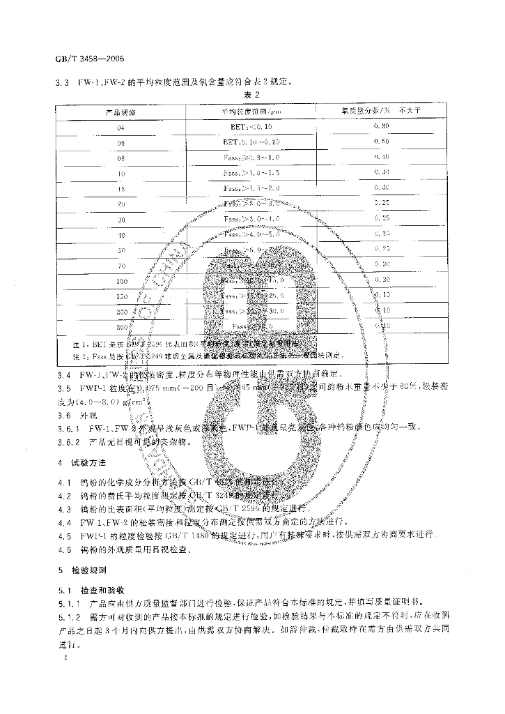 GB/T 3458-2006 标准预览