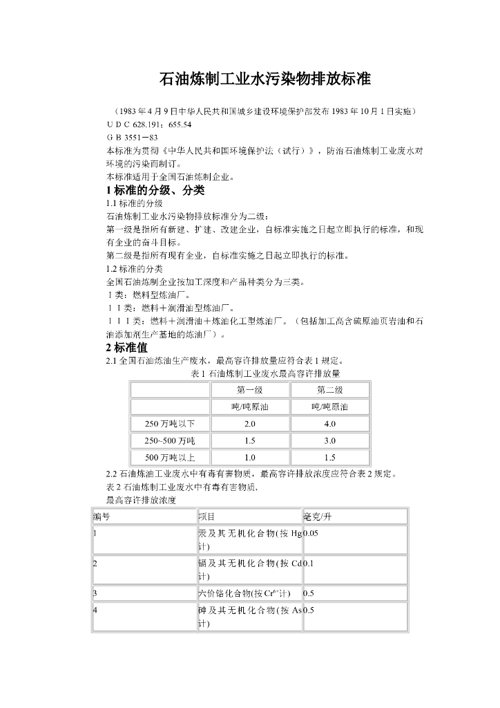 GB 3551-1983 标准预览