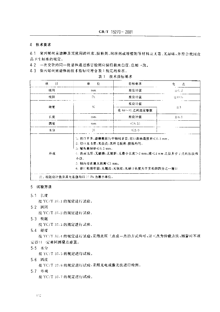 GB/T 15270-2001 标准预览