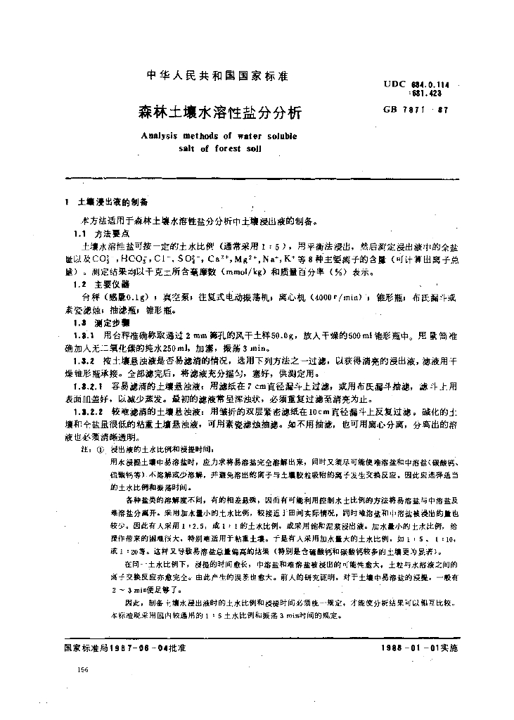GB 7871-1987 标准预览