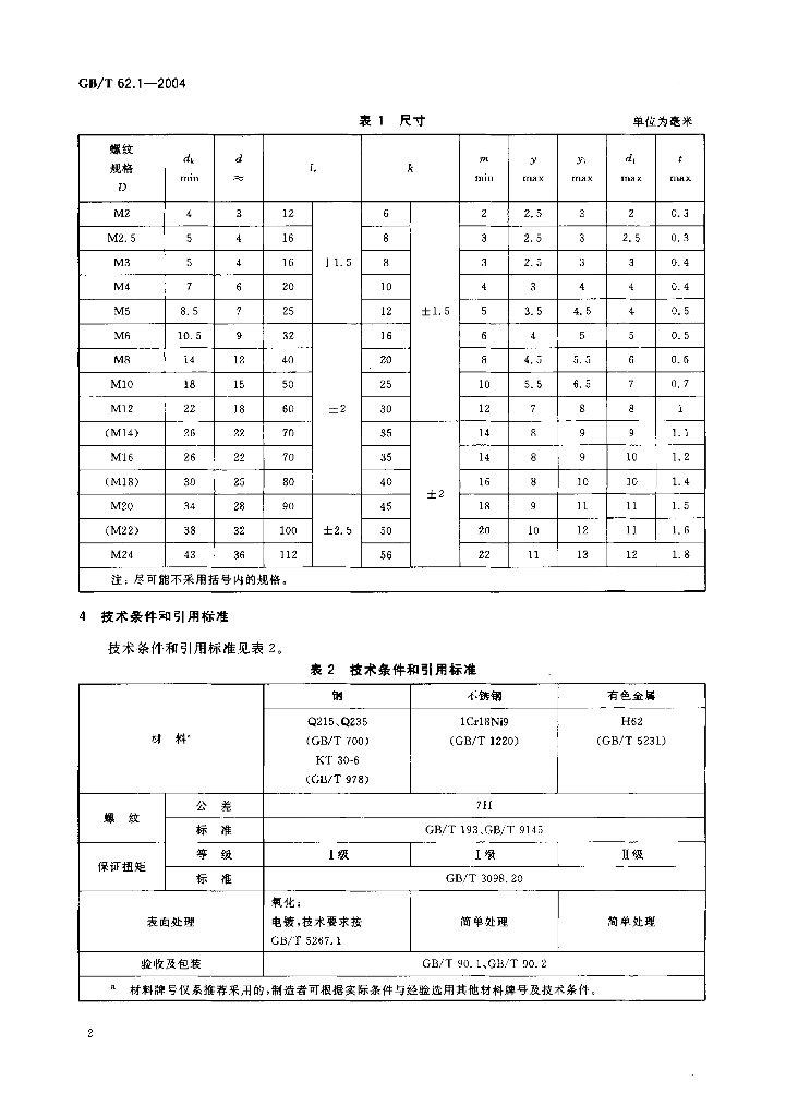 GB/T 62.1-2004 标准预览