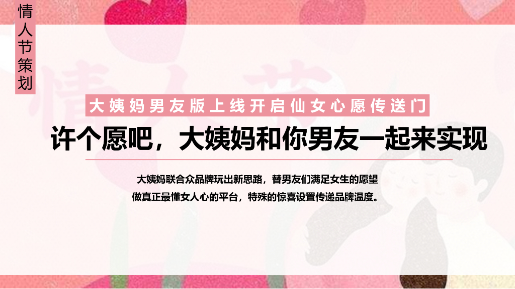 大姨妈2021线上营销规划方案招商方案